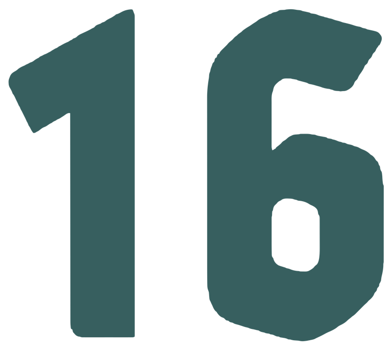 Sixteen logo